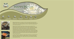 Desktop Screenshot of happyponds.net