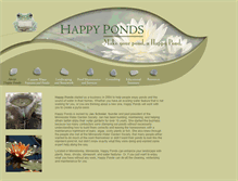 Tablet Screenshot of happyponds.net